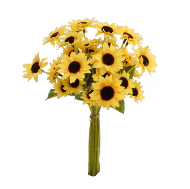 14&quot; Black Eyed Susan Bundle x12 w/2&quot; Heads Yellow/Black