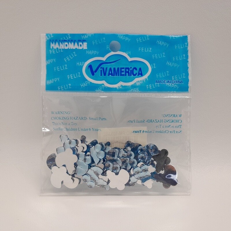 36pc Plastic Stroller Blue