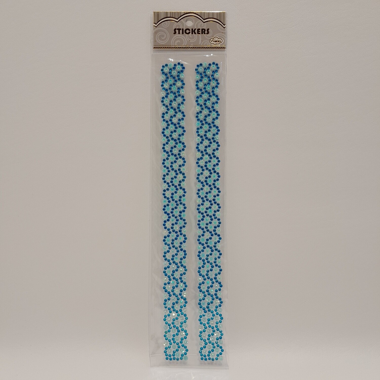 Adhesive Back Rhinestones Aqua