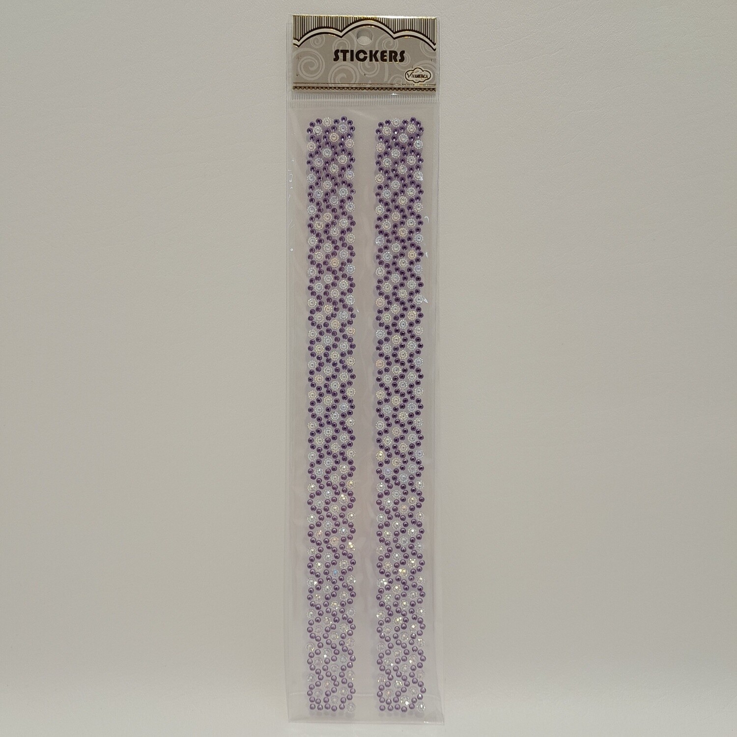 Adhesive Back Rhinestones Lavender