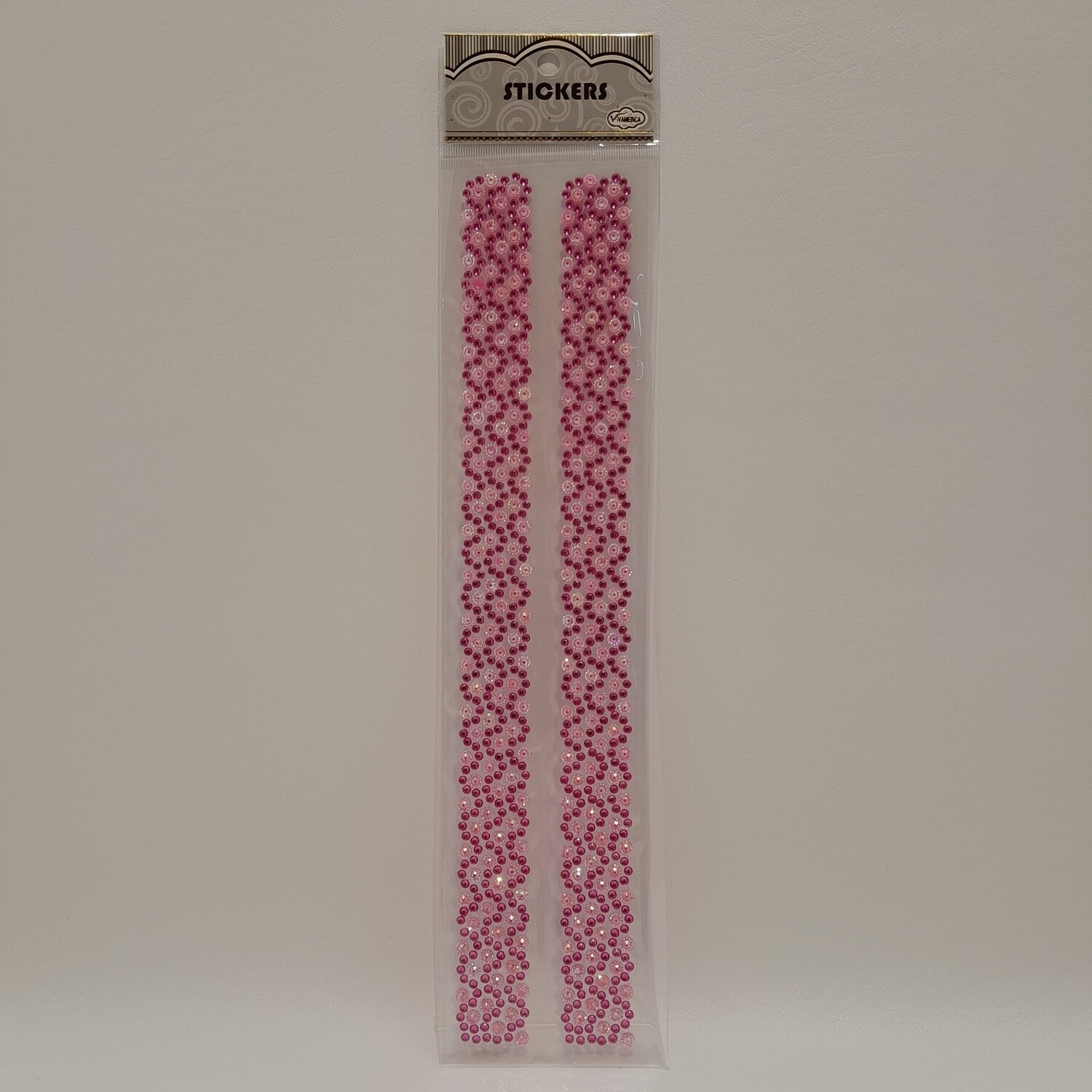 Adhesive Back Rhinestones Fuchsia