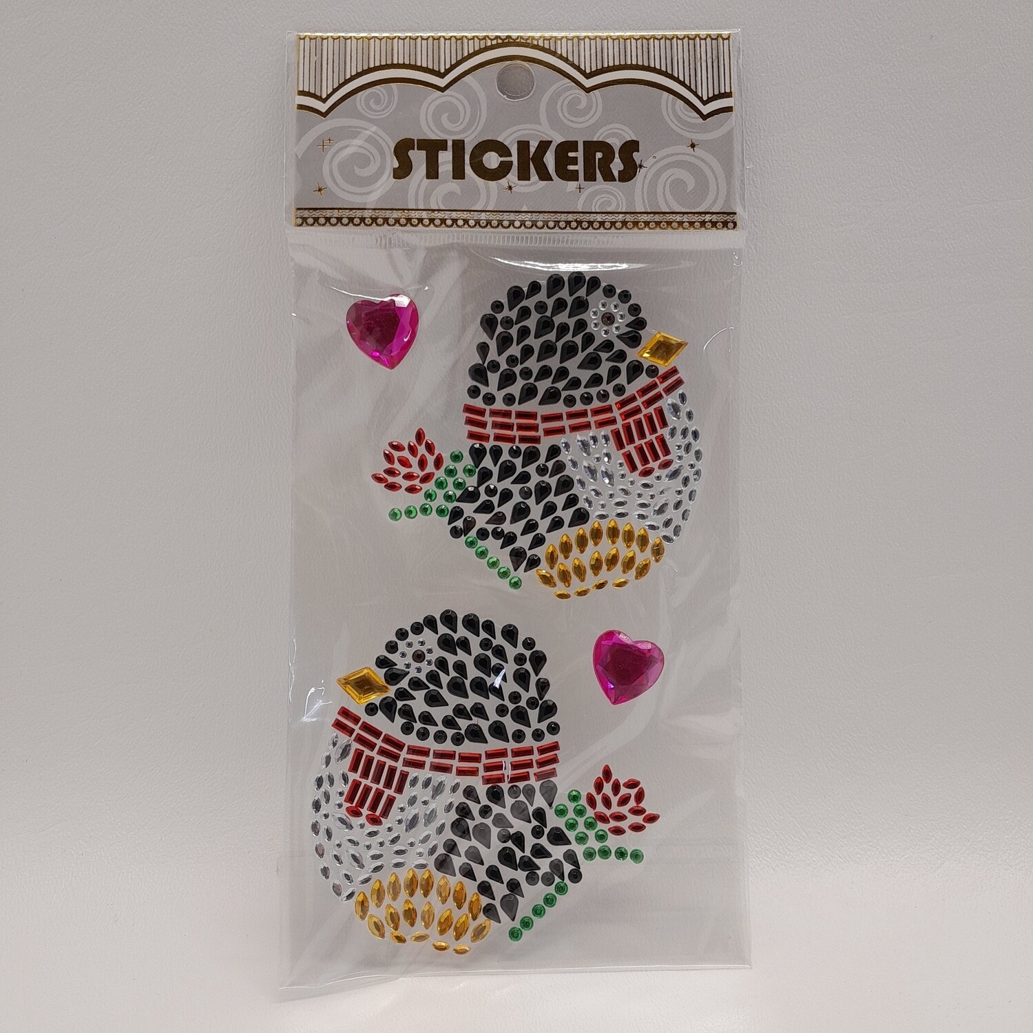Adhesive Back Rhinestone Penguins