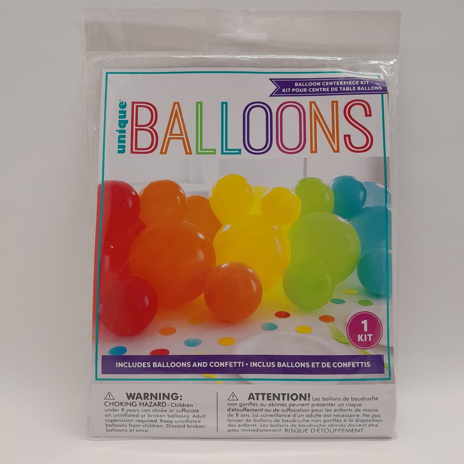 Balloon/Confetti Centerpiece/Garland Kit Multi
