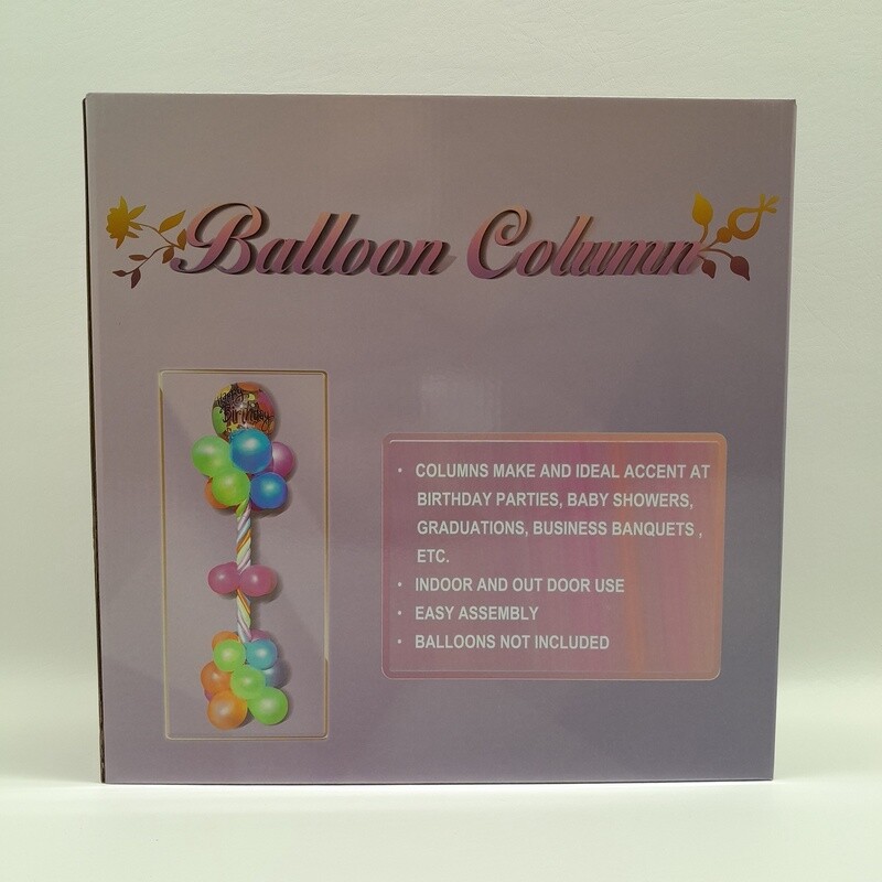 72&quot; Balloon Column w/12.5&quot; Base