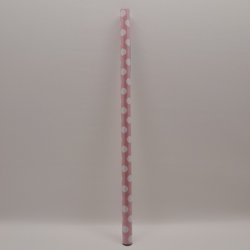 30&quot;x5&#39; Gift Wrap Pink Dot