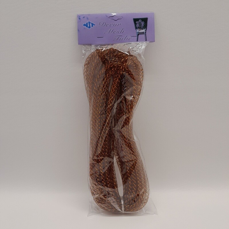 8mm x 15yd Mesh Tubing Brown