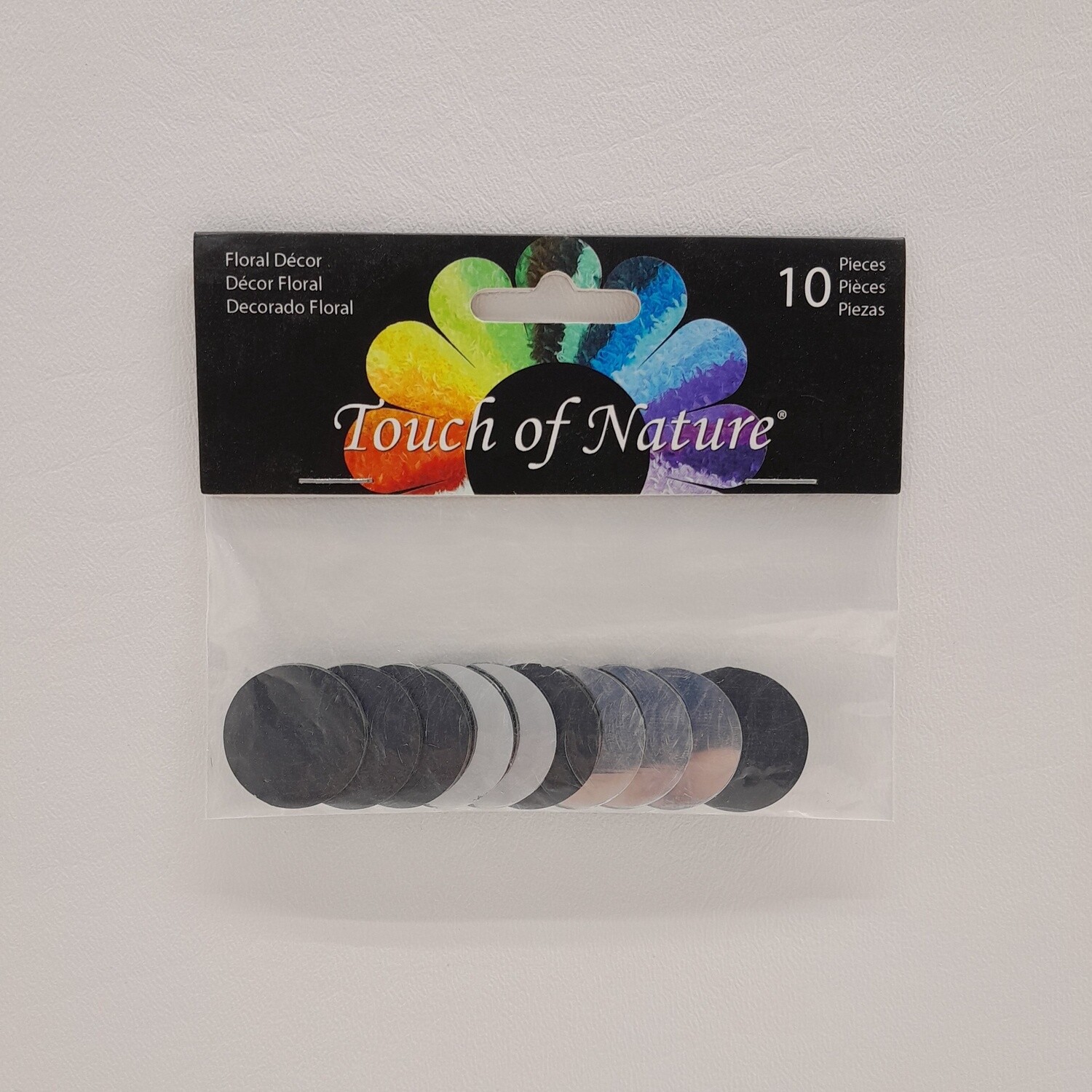 10pc 1&quot; Round Mirrors (Glass)