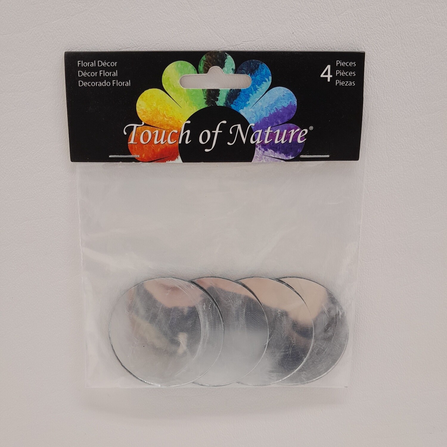 4pc 2&quot; Round Mirrors (Glass)