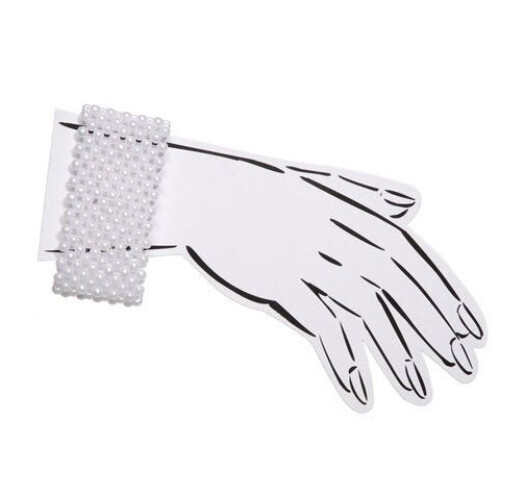 Pearl Wrist Corsage White