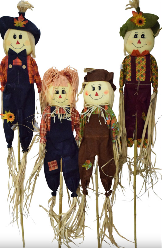 60&quot; Scarecrow Yard Stake Assorted