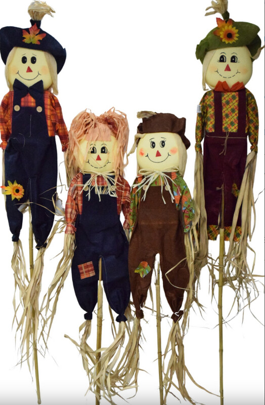 60&quot; Scarecrow Yard Stake Assorted
