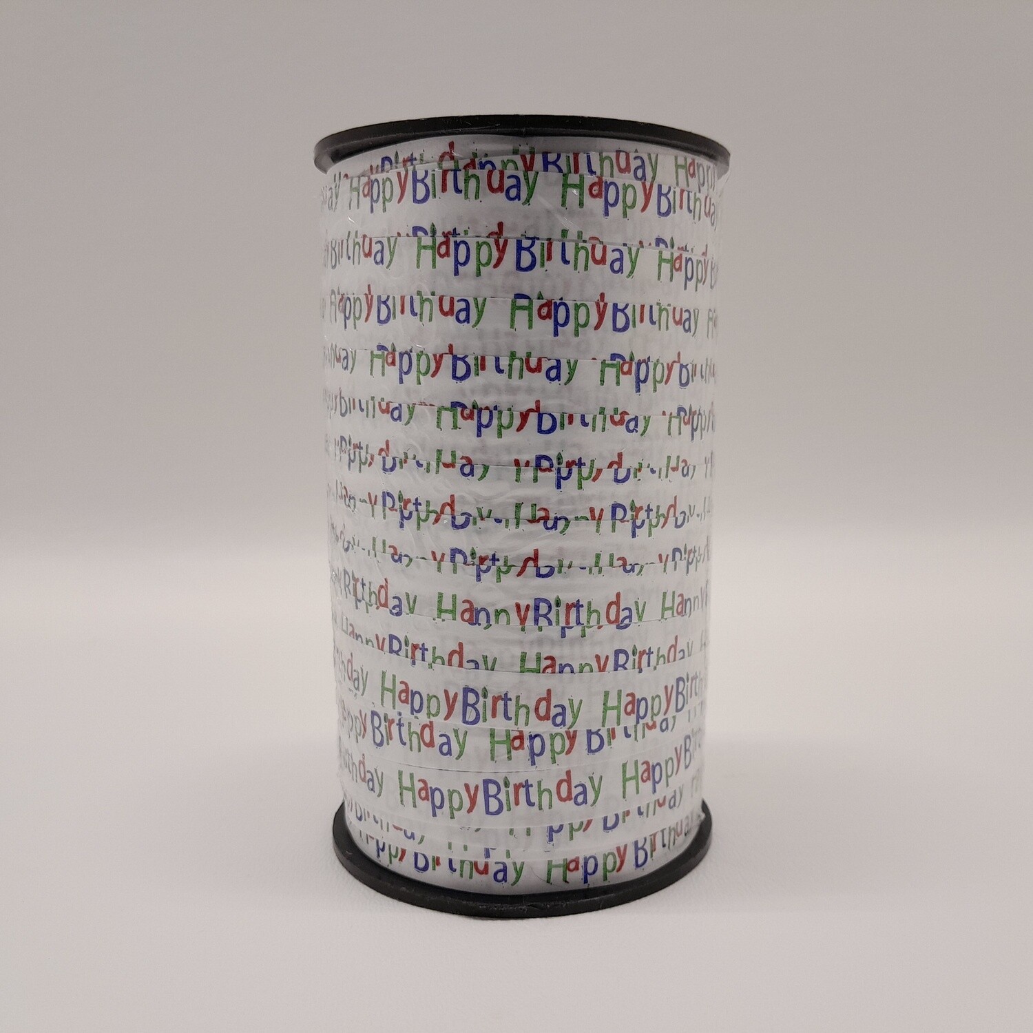 3/8&quot;x250yd Curling Ribbon Happy Birthday Multi