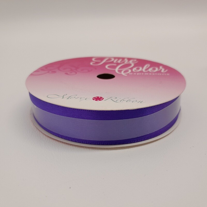 5/8&quot;x10yd Double Faced Satin Purple