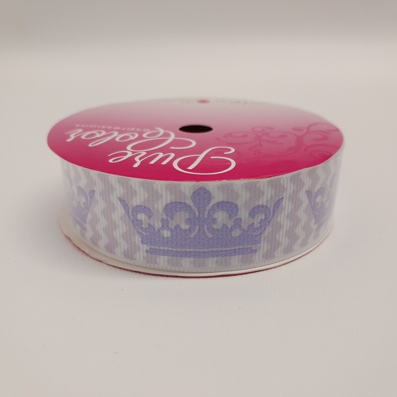 7/8&quot;x3yd Chevron Princess Ribbon Orchid