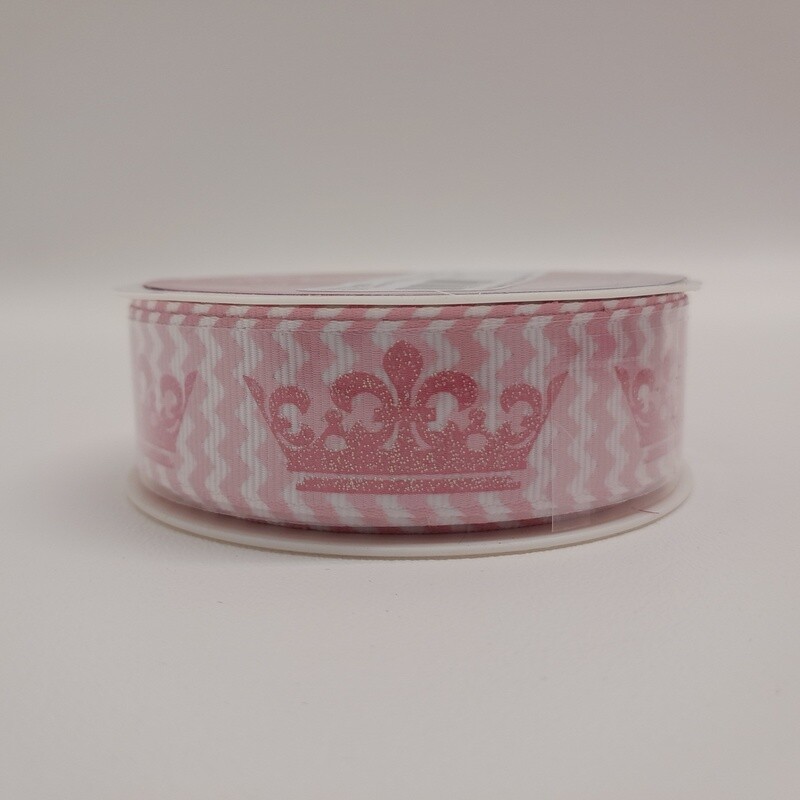 7/8&quot;x3yd Princess Ribbon Pink