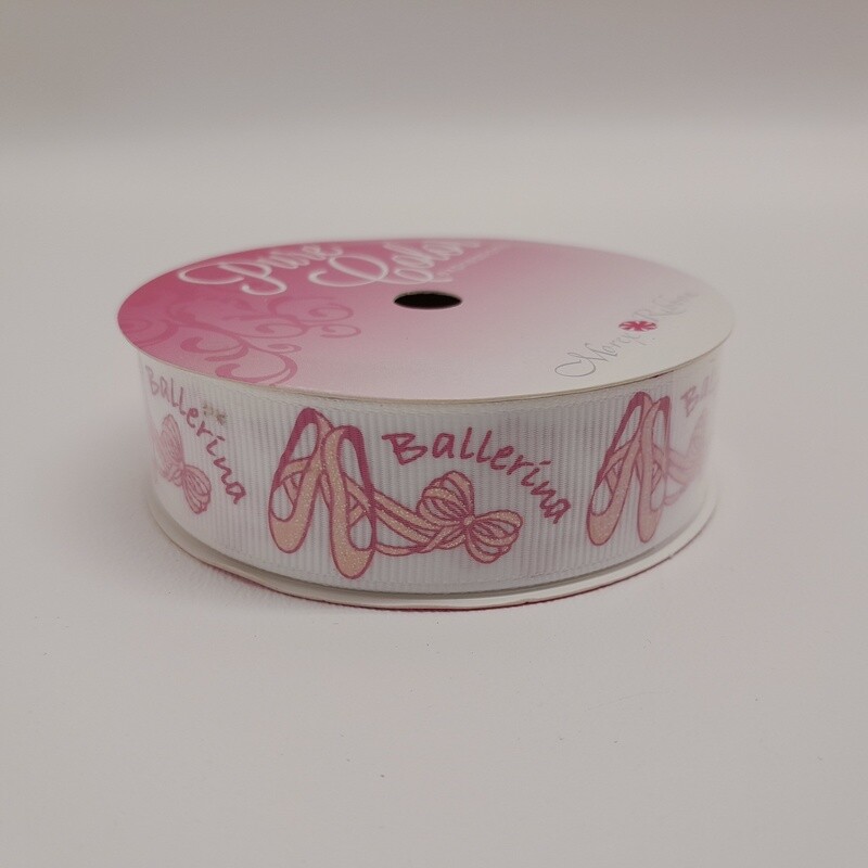 7/8&quot;x3yd Ballerina Ribbon Pink