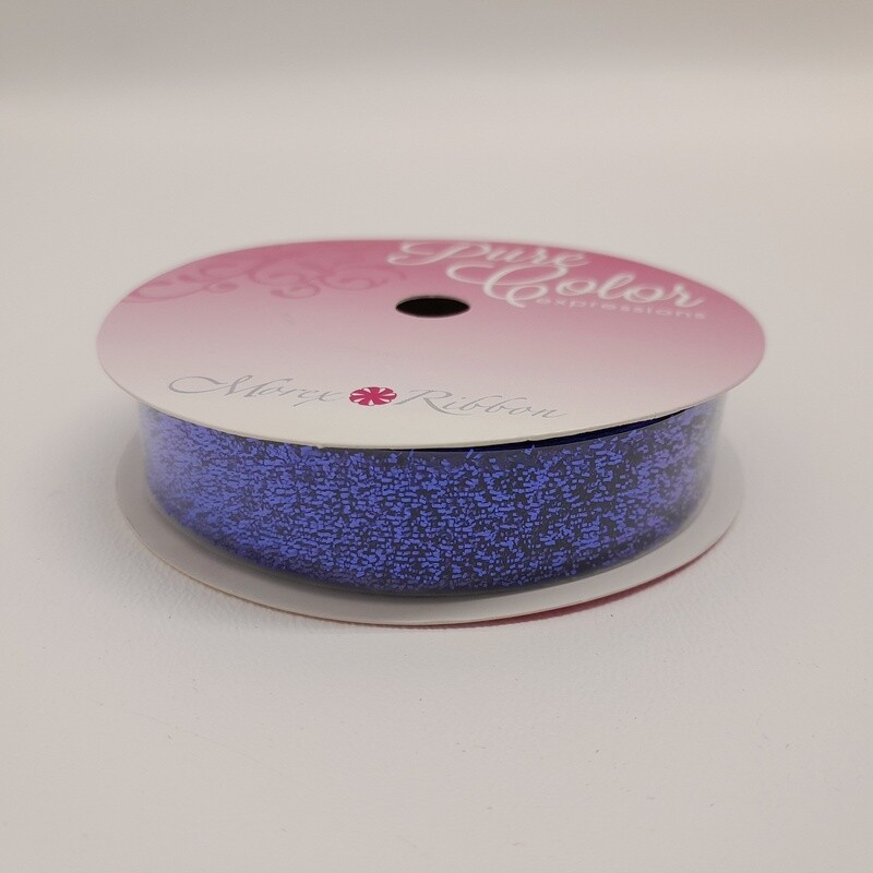 5/8&quot;x3yd Glitter Velvet Sapphire