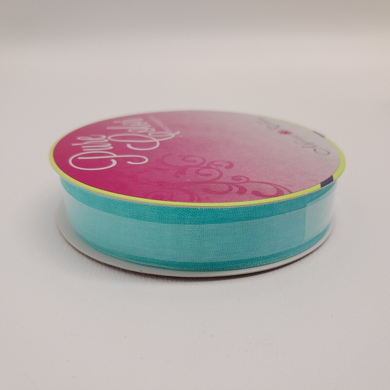 5/8&quot;x20yd Organza Aqua