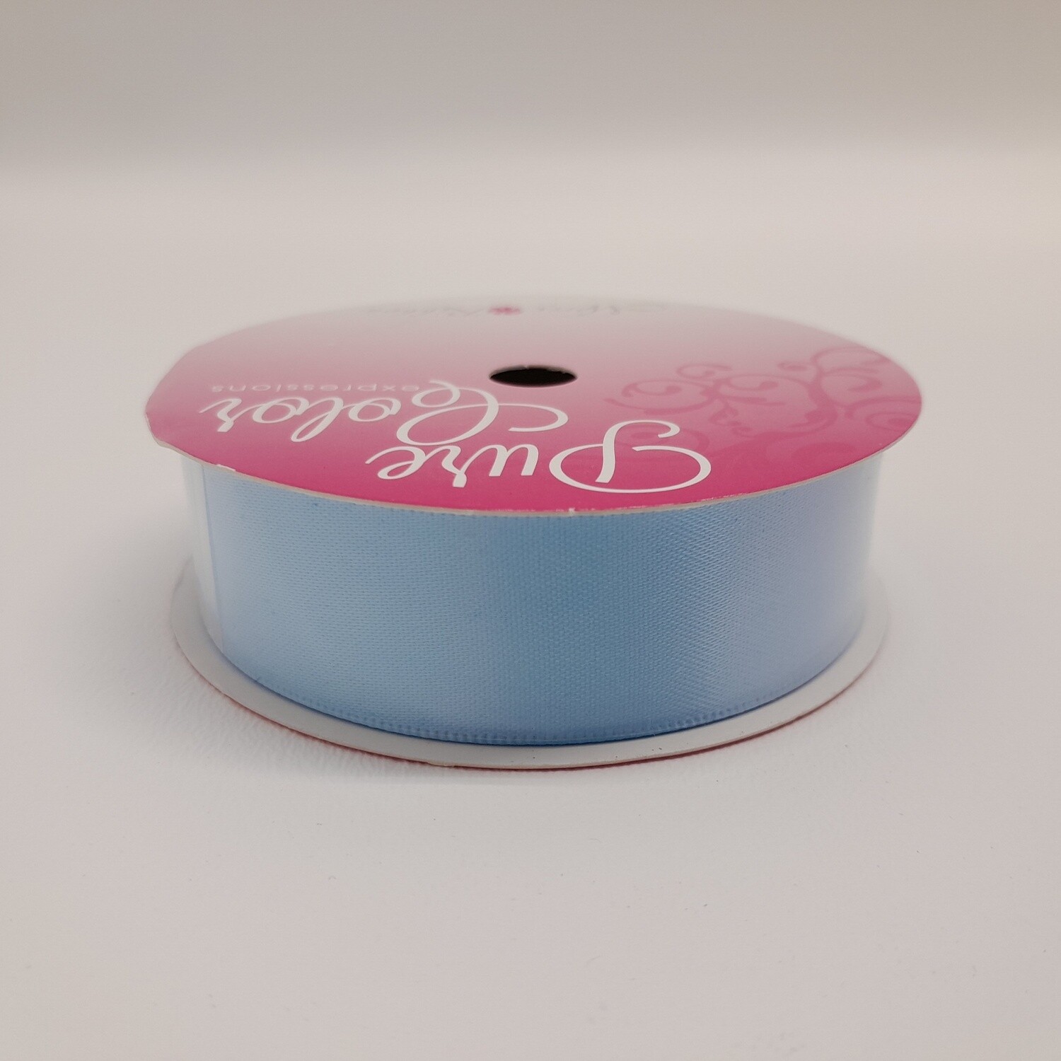 7/8&quot;x7yd Double Faced Satin Ribbon Powder Blue