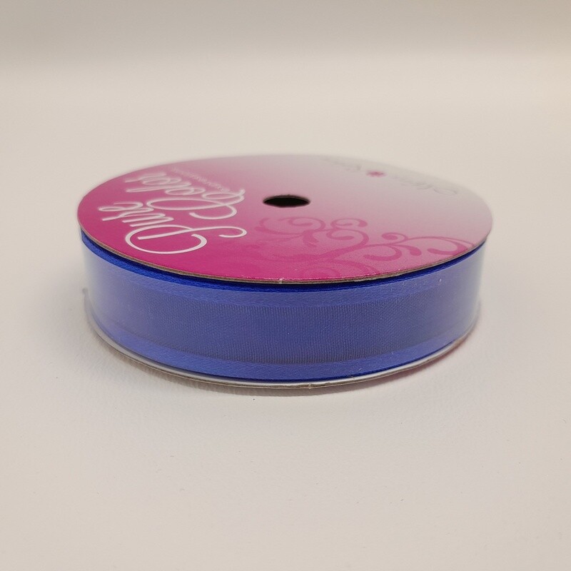 5/8&quot;x10yd Satin Edge Sheer Royal