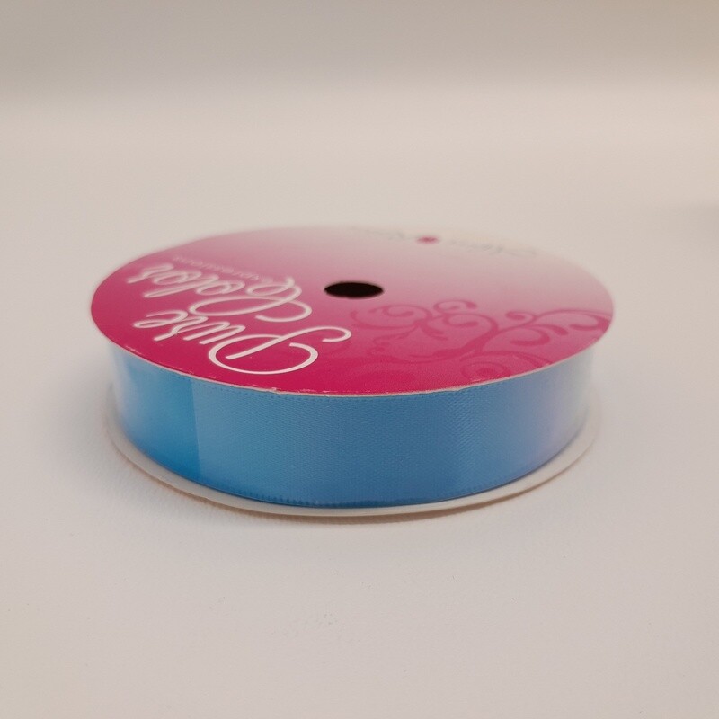 5/8&quot;x10yd Double Faced Satin Island Blue