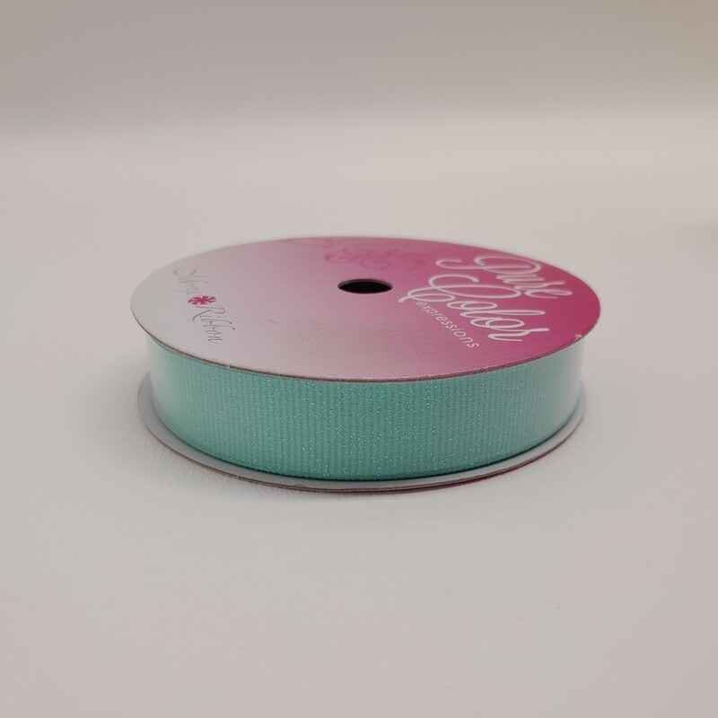 5/8&quot;x6yd Grosgrain Aqua