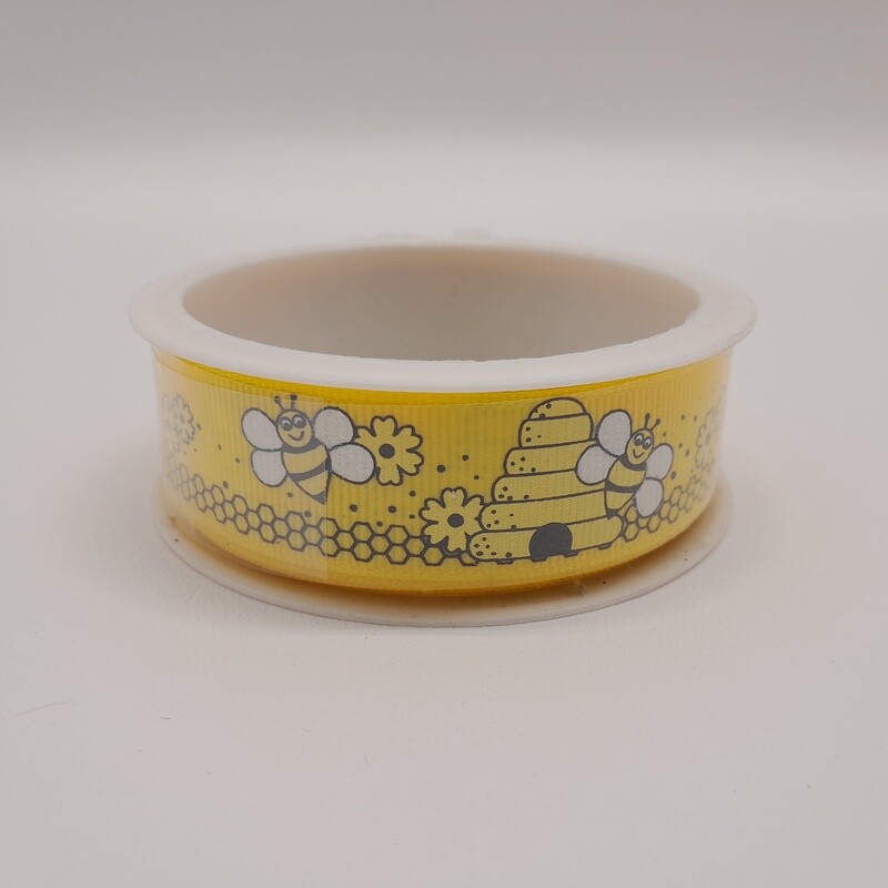 7/8&quot;x3yd Bee Ribbon