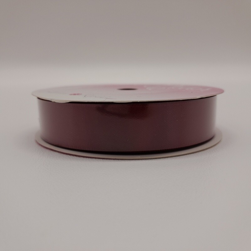 5/8&quot;x10yd Double Faced Satin Merlot