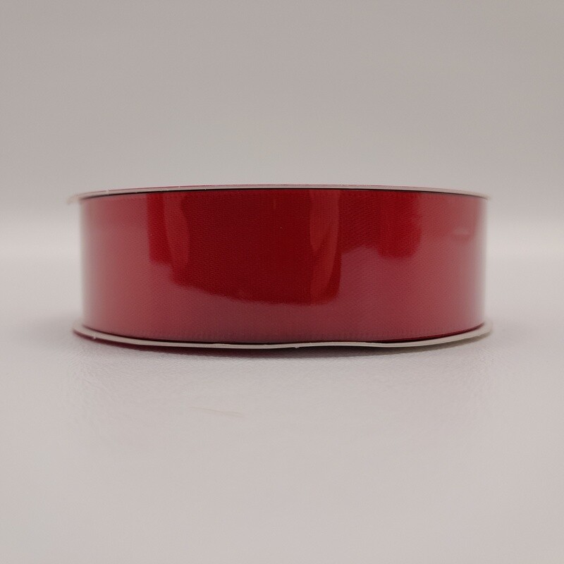 7/8&quot;x7yd Double Faced Satin Ribbon Red
