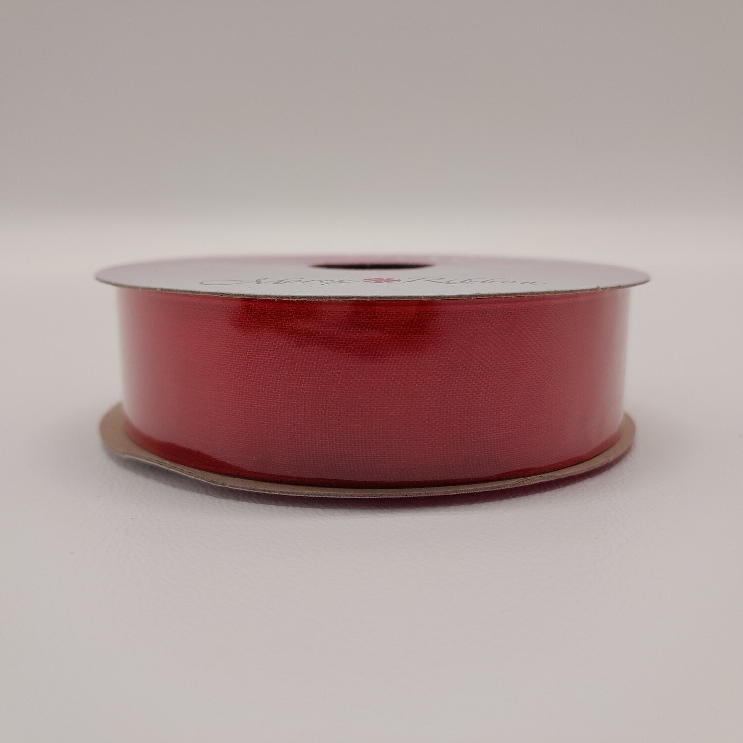 7/8"x15yd Organza Red