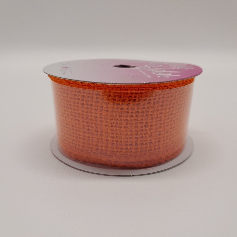 1.5&quot;x3yd Burlap Orange