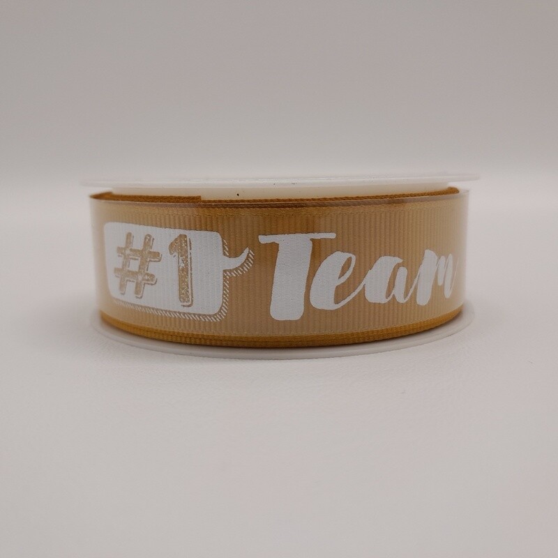 7/8&quot;x3yd #1 Team Gold
