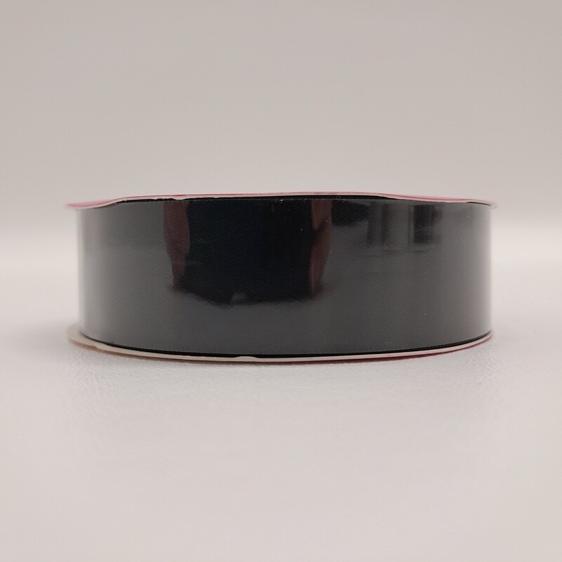 7/8"x7yd Double Faced Satin Ribbon Black