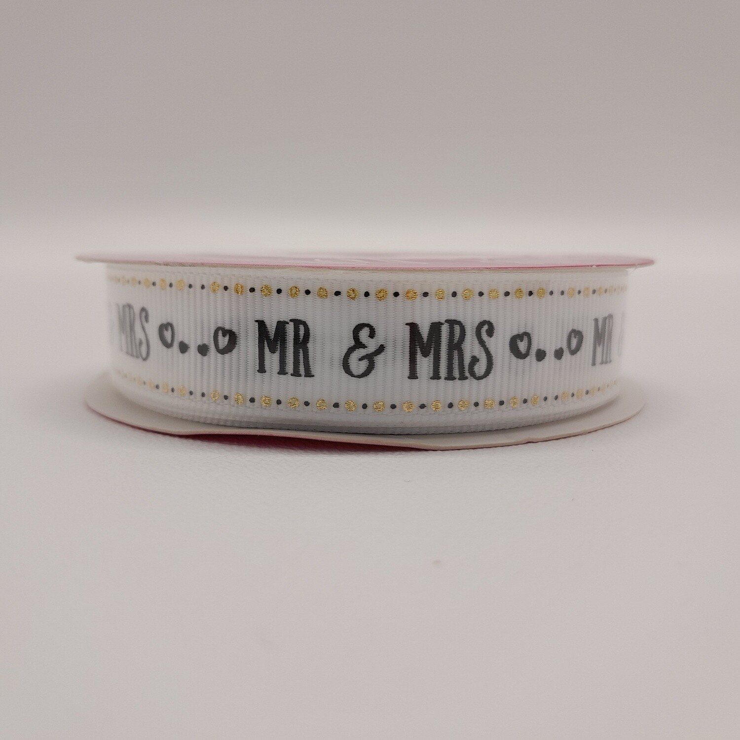 5/8&quot;x6yd Newly Weds Mr. &amp; Mrs.