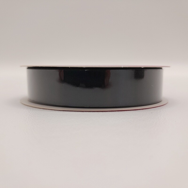 5/8&quot;x10yd Double Faced Satin Black