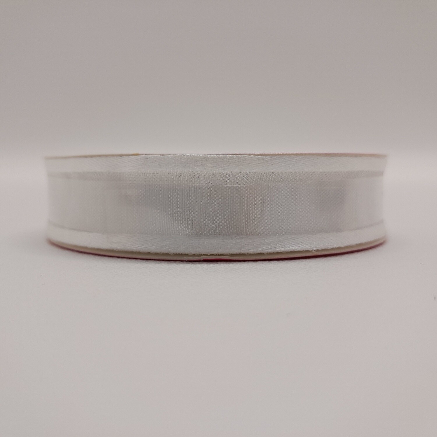 5/8&quot;x10yd Satin Edge Sheer White