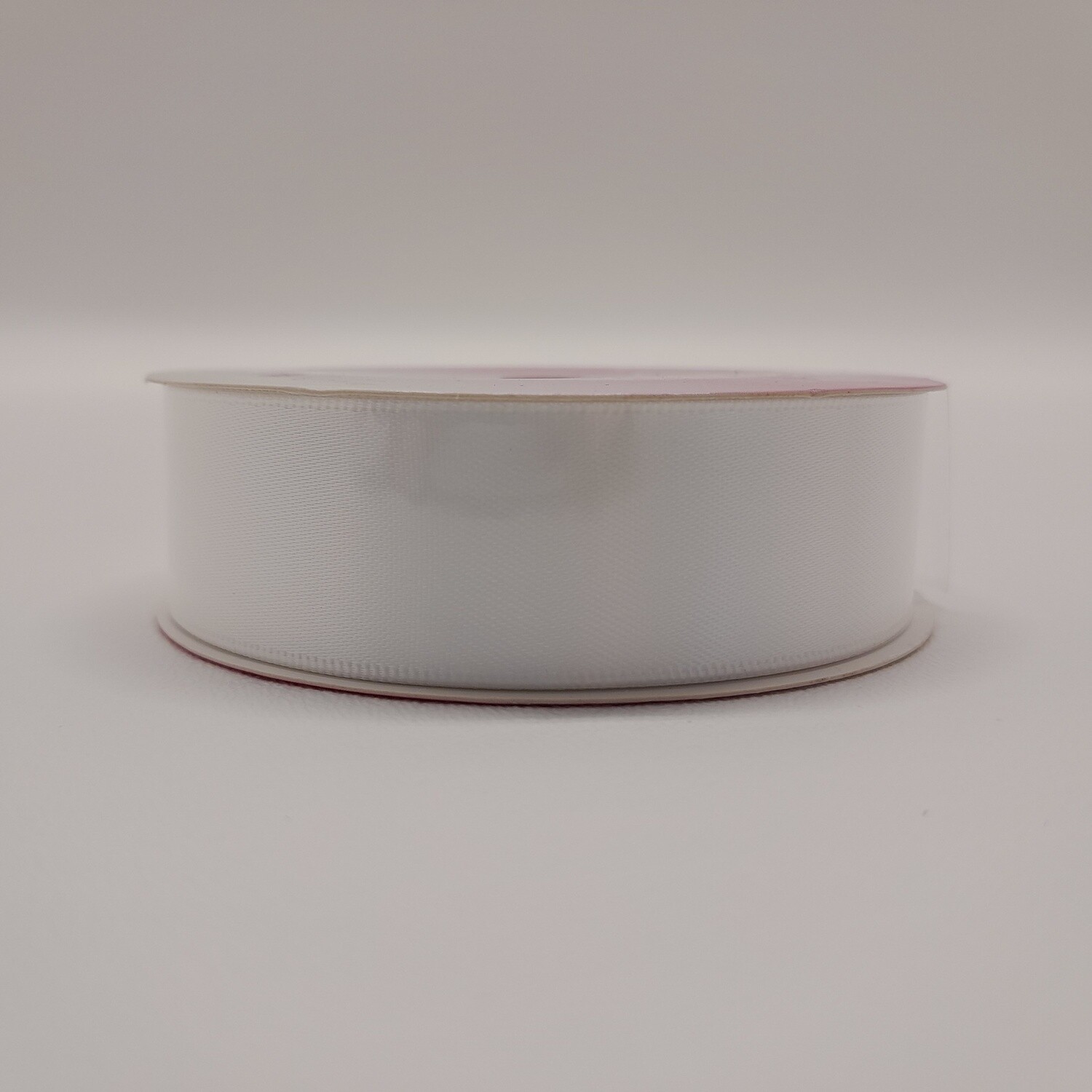 7/8&quot;x7yd Double Faced Satin Ribbon White