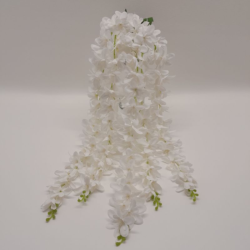 32&quot; Hanging Delphinium Bush x5 White
