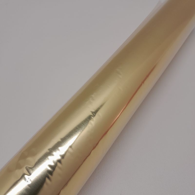30&quot;x50&#39; Metallic Cellophane Roll Gold