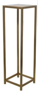 36&quot;x8.5&quot; Iron Stand Gold