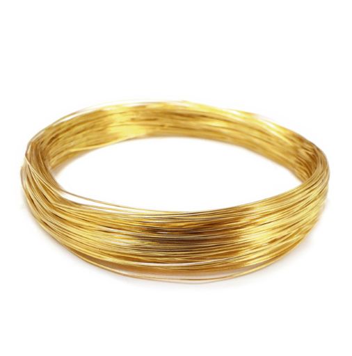 39'x.012" 7 Strand Jewelry Wire Gold
