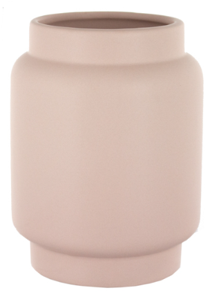 4.3&quot;x5.5&quot; Mod Bauble Vase w/3&quot; Opening Blush  (Ceramic)