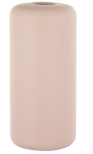 2.8&quot;x6&quot; Mod Bauble Vase w/1&quot; Opening Blush  (Ceramic)