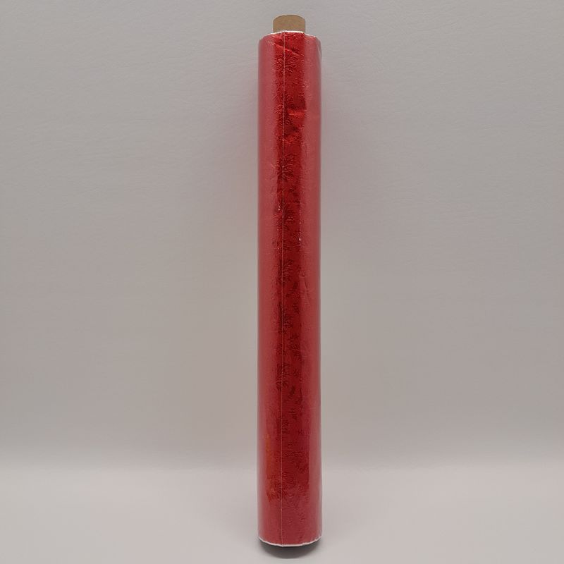 20&quot;x50&#39; Fernleaf Embossed Foil Red