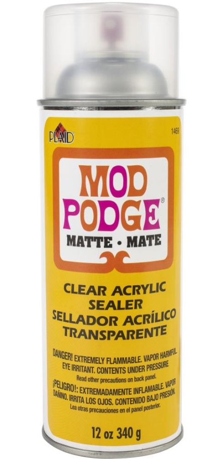 12oz Plaid Mod Podge Clear Acrylic Aerosol Sealer