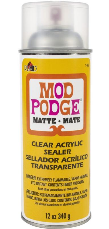 12oz Plaid Mod Podge Clear Acrylic Aerosol Sealer
