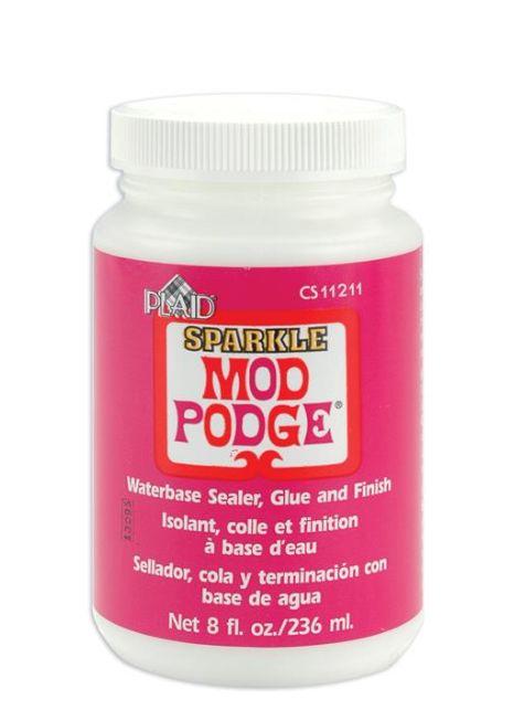 8oz Plaid Mod Podge Sparkle