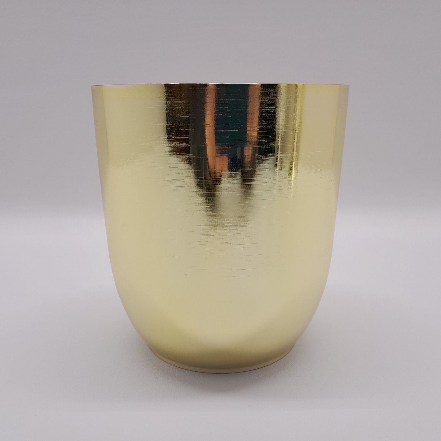6&quot;x6&quot;x6.5&quot; High Boy Container Gold (Plastic)