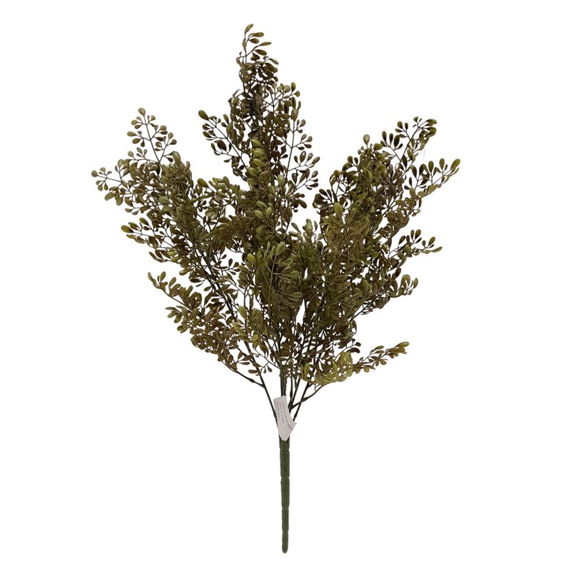 20.5&quot; Fern Leaf Bush x5 Green