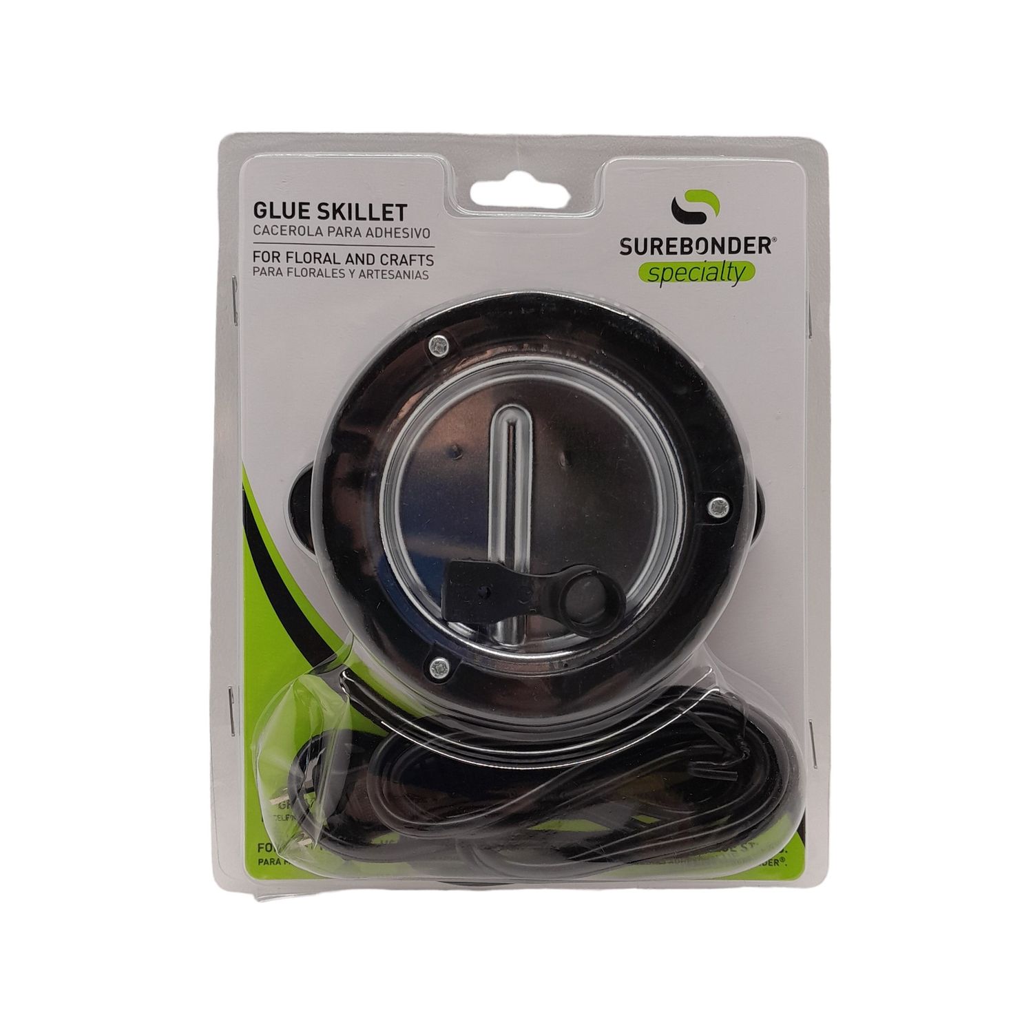 4&quot; Electric Hot Glue Skillet w/3&quot; Melting Surface (Up to 400°)